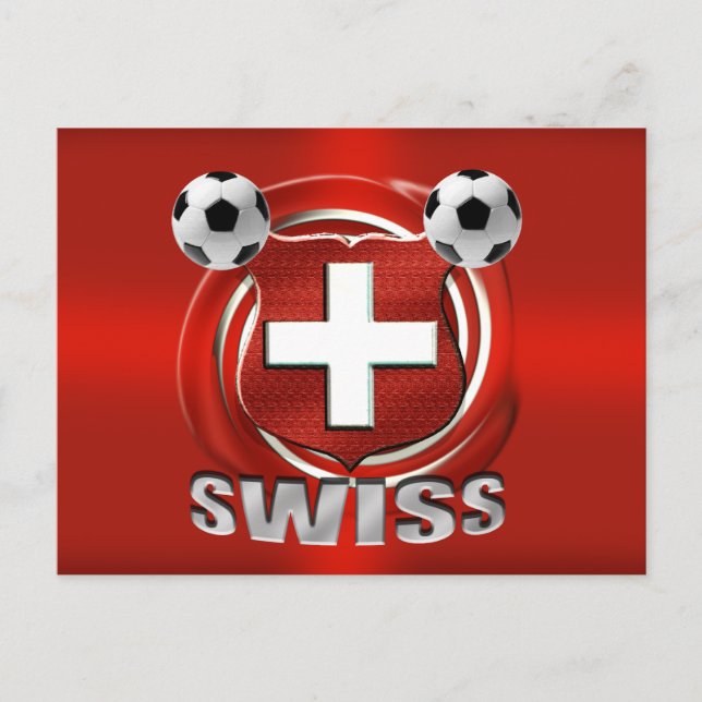 Postal Logo suizo Fussball Presenta (Anverso)