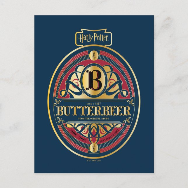 Postal Logo vertical BUTTERBEER™ (Anverso)