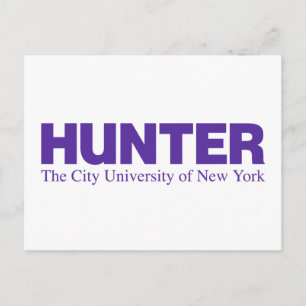 Postal Logotipo Académico de Hunter College CUNY