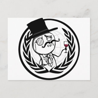 Postal Logotipo anónimo de LulzSec