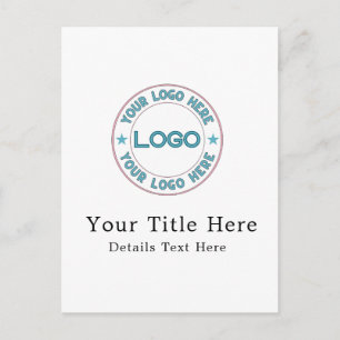 Postal Logotipo básico personalizado