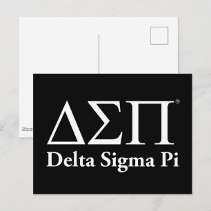 Postal Logotipo Clásico de Delta Sigma Pi