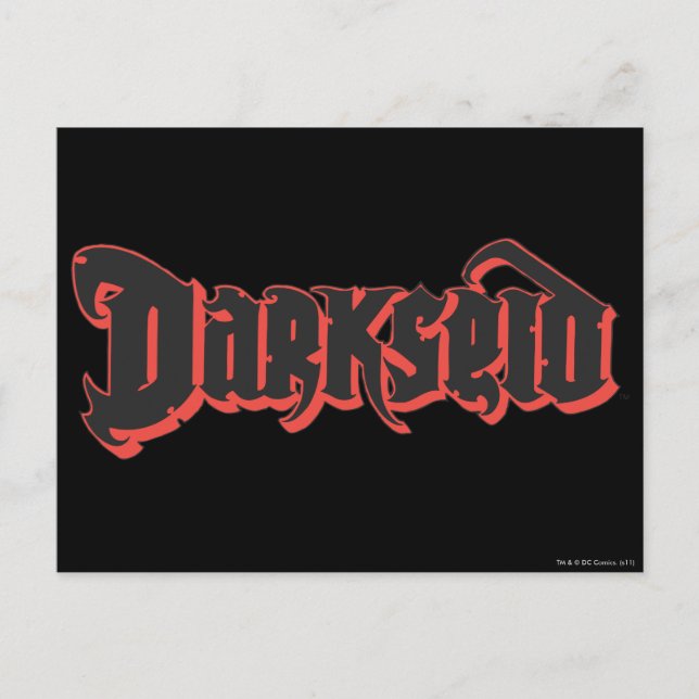 Postal Logotipo Darkseid (Anverso)