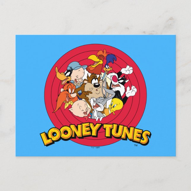 Postal Logotipo de caracteres LOONEY TUNES™ (Anverso)