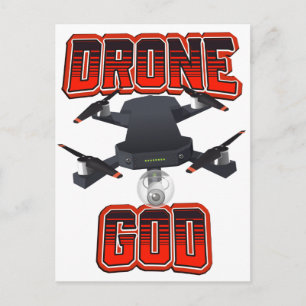 Postal logotipo de Drone God