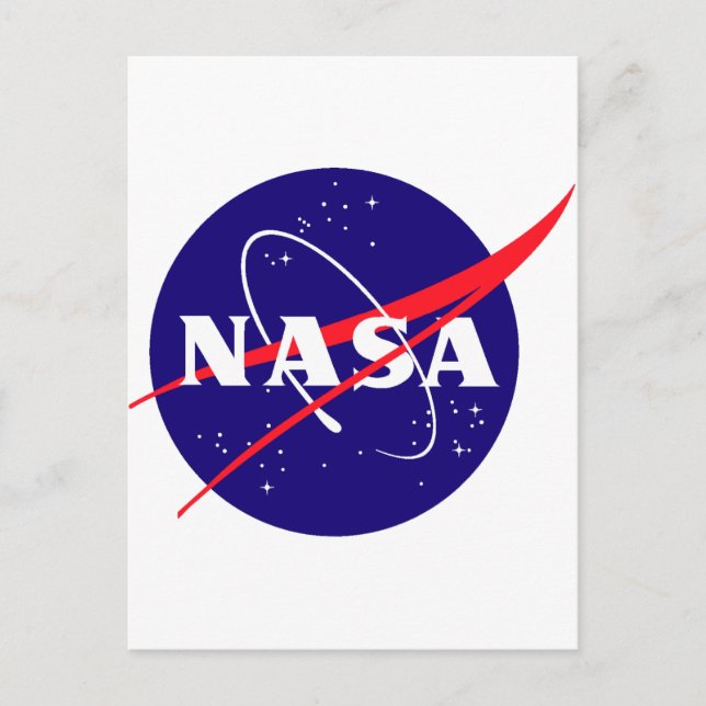 Postal Logotipo de la albóndiga de la NASA (Anverso)