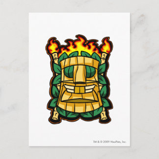 Postal Logotipo de la isla del misterio del equipo