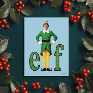 Postal Logotipo de la película Buddy el Elfo