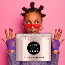 Logotipo de maquillaje del Rosa de belleza de rega