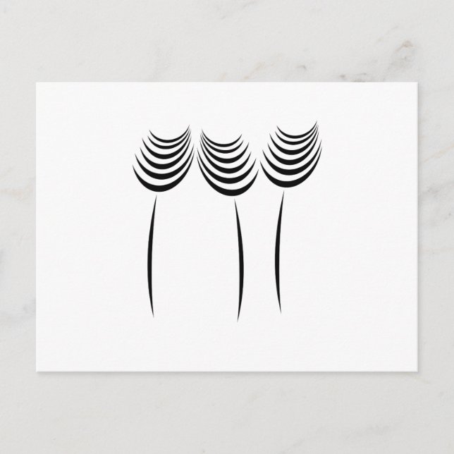 Postal Logotipo de moda floral profesional Master Gardene (Anverso)