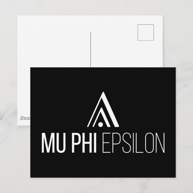 Postal Logotipo de Mu Phi Epsilon (Anverso / Reverso)