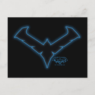 Postal Logotipo de Nightwing de Gotham Knights