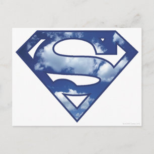 Postal Logotipo de nube superchica