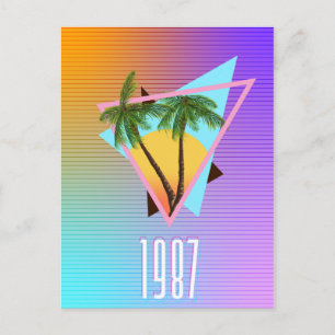 Postal logotipo de Paraíso de 1987