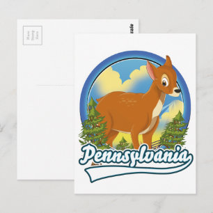 Postal logotipo de Pennsylvania Travel