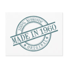 Logotipo de sello de goma de 1960