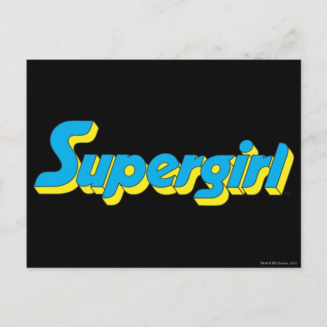 Postal Logotipo de superchica (Anverso)