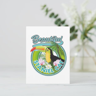 Postal logotipo de viaje de Staniel Cay
