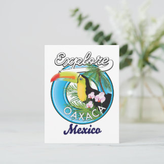 Postal Logotipo de viaje Oaxaca México