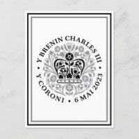 Logotipo del emblema de la coronación galesa King