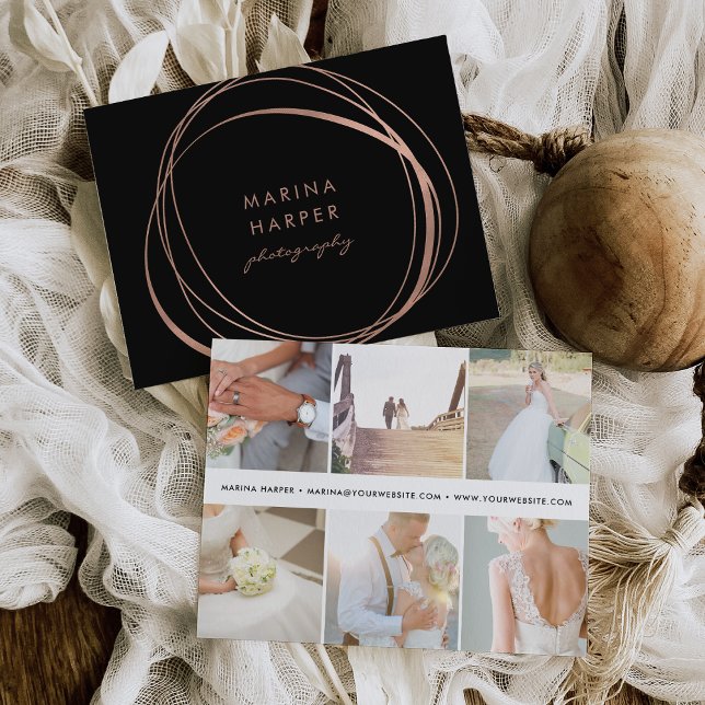 Postal Logotipo Faux Rosa Gold (Subido por el creador)