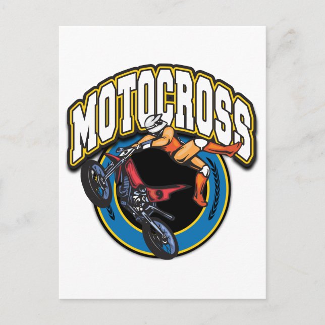 Postal Logotipo Motocross (Anverso)