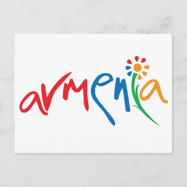 Postal Logotipo oficial armenio (Anverso)