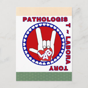 POSTAL LOGOTIPO PATOLÓGICO CUADRADO ASL LOGO