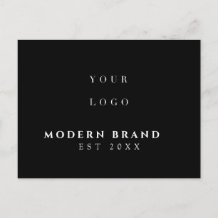 Postal Logotipo Profesional Elegante Moderno
