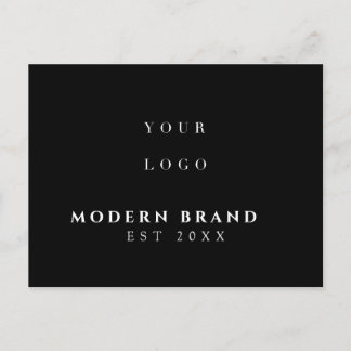Postal Logotipo profesional elegante moderno