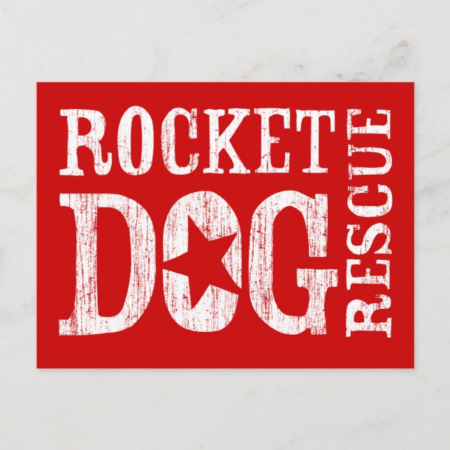 Postal Logotipo RDR (estrella blanca/blanca) (Anverso)