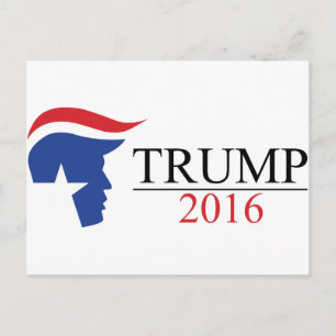Postal Logotipos presidenciales de Donald Trump en 2016