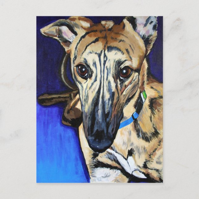 Postal Loki - perro del acechador (Anverso)