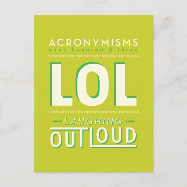 POSTAL LOL (Anverso)
