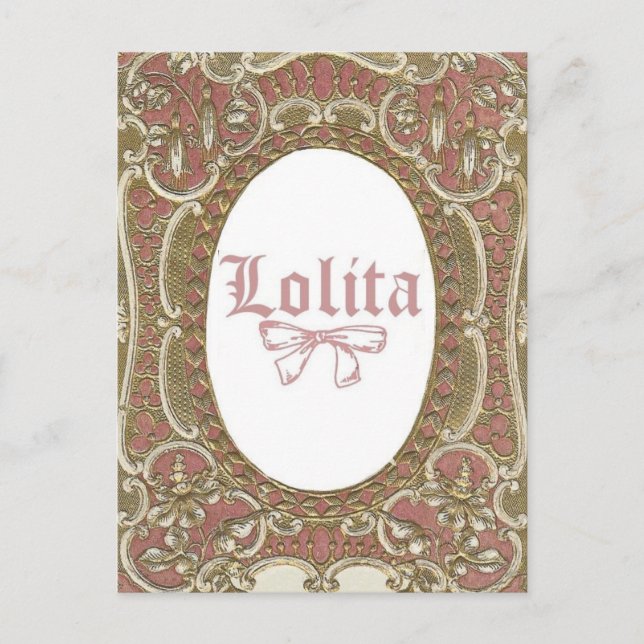 Postal Lolita rosa (Anverso)