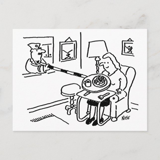 Postal Lollipop sirve comida de su incubadora de cocina (Anverso)