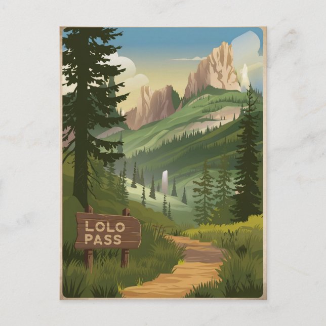 Postal Lolo Pass Vintage (Anverso)