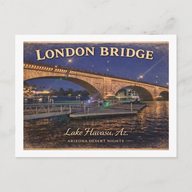 Postal London Bridge Lake Havasu Arizona  (Anverso)