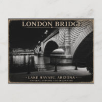London Bridge Noche en Blanco y Negro