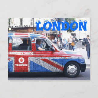 Postal London Cab