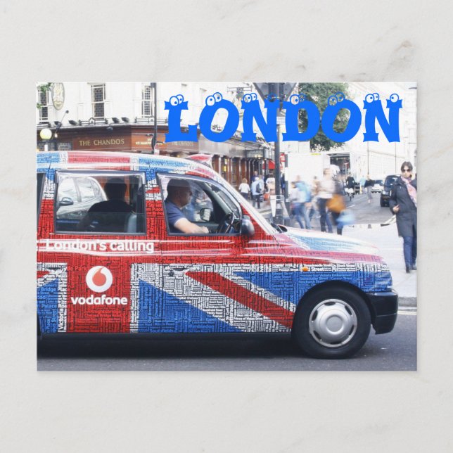 Postal London Cab (Anverso)