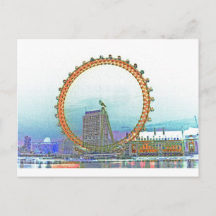 Postal London Eye Art