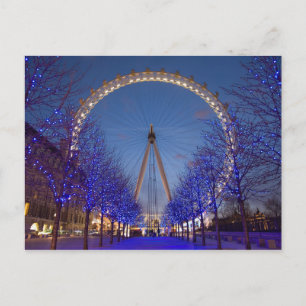 Postal London Eye Blue Twilight, Londres Reino Uni
