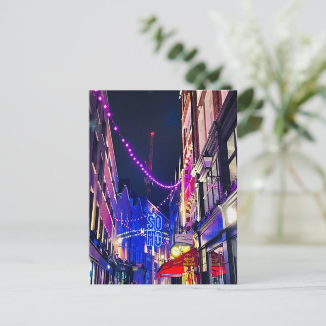Postal London Postcard, Soho, Inglaterra (Anverso de pie)