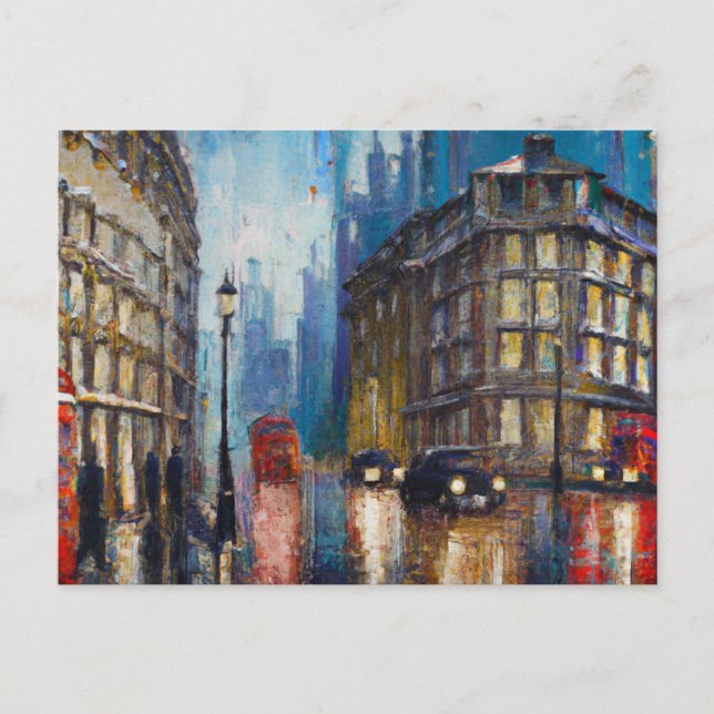 Postal London Rain (Anverso)