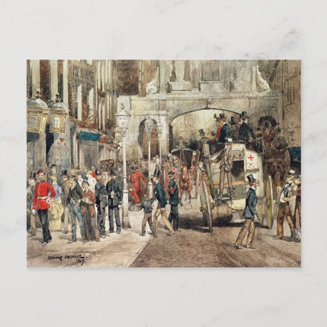 Postal London Street, 1869 (Anverso)