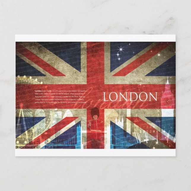 Postal London Union Jack (Anverso)