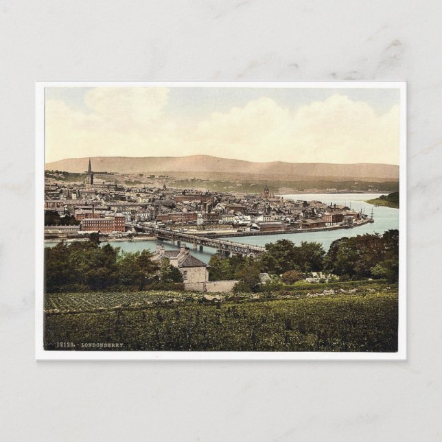 Postal Londonderry. Co. Limerick, Irlanda magnífica Pho (Anverso)