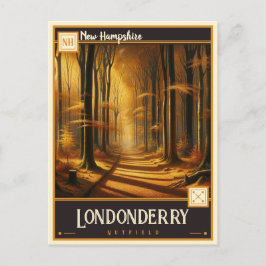 Postal Londonderry, Nuevo Hampshire | Vintage