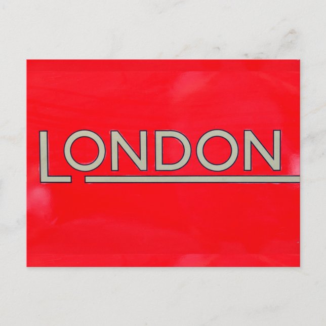 Postal Londres (Anverso)